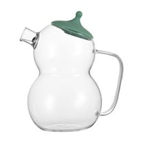 Wzzjkit Glass Pitcher, Clear Water Pitcher with Lid, Fridge Jug, Shatterproof, Great for Iced Tea, Sangrias, Lemonade, Milk, Large Capacity Tea Pitcher