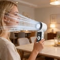 thumbnail image 1 of Wzzjkit Handheld Fan 7 Inch, 100 Speed Adjustable Turbo Fan, Rechargeable Personal Fan with 3600mAh Battery, Quiet Mini Fan for Outdoor Travel Home Office, 1 of 6