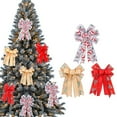 thumbnail image 1 of Wzzjkit Large Christmas Bow - Christmas Valentine's Day Velvet Wreath Bow Christmas Tree Topper Ornament Bow for Christmas Home Wreath Tree Decoration, 1 of 7