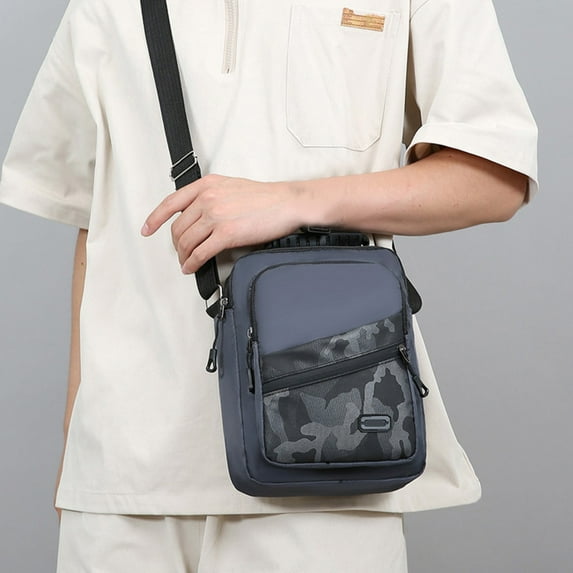 Wzzjkit Large Crossbody Bag, Chest Bag Gifts for Women Men, Sling Bag for Workout Traveling Running, Casual Wallets Carrying All Phones