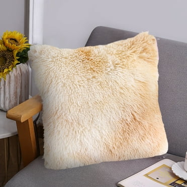 Wzzjkit Pillow Covers Plush Pillowcase Tie Dyes Decorative Invisible Zipper Easy to Change and Wash Comfortable Plush for Girl's Room Sofa Holiday Gift Decoration Pillow Protector