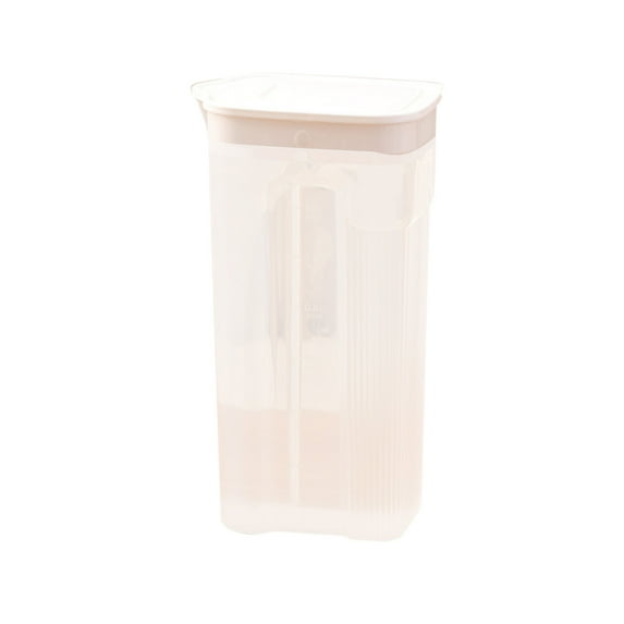 Wzzjkit Plastic Pitcher, Clear Water Pitcher with Lid, Fridge Jug, Shatterproof, Great for Iced Tea, Sangrias, Lemonade, Milk, Large Capacity Tea Pitcher