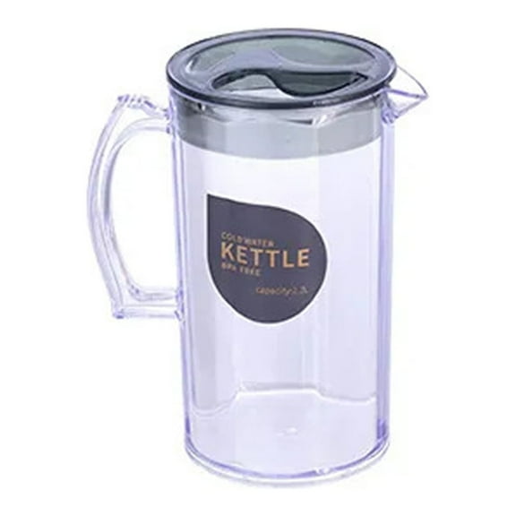 Wzzjkit Plastic Pitcher, Clear Water Pitcher with Lid, Fridge Jug, Shatterproof, Great for Iced Tea, Sangrias, Lemonade, Milk, Large Capacity Tea Pitcher