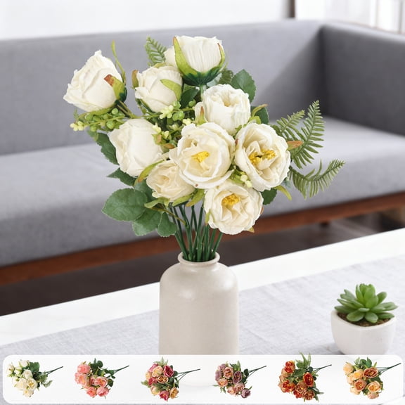 Wzzjkit Preserved Flowers Valentine's Day Rose Bouquet and Multi-Headed Rose Hand-Struck Bouquets Forever Flowers