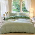 thumbnail image 1 of Wzzjkit Queen Comforter Set - Bed in a Bag Queen Size 4 PCS, Washable Soft King Size Comforter Set for All Seasons, Bedding Set with 1 Quilt Cover, 1 Sheets, 2 Pillowcases, 1 of 8