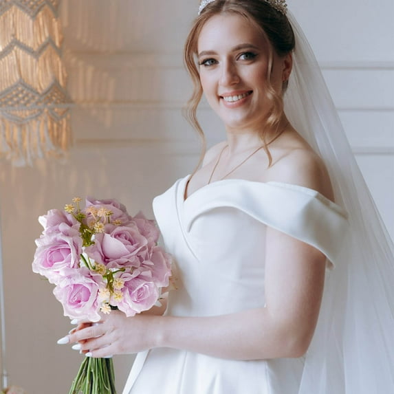 Wzzjkit Wedding Bouquets for Bride, Flower Bouquet High Simulation Bouquet, Never Withered Bouquet, Wedding Flowers, Bridesmaids Bouquets