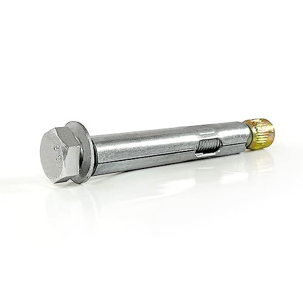 X 1/2" Sleeve Anchor Bolt, Carbon Steel Color Zinc Plated, Heavy Duty