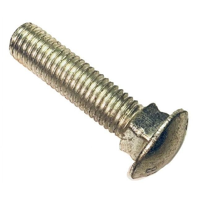 X 1.75 X 50mm Metric Carriage Bolt Fully Threaded Zinc Plated Grade 8.8