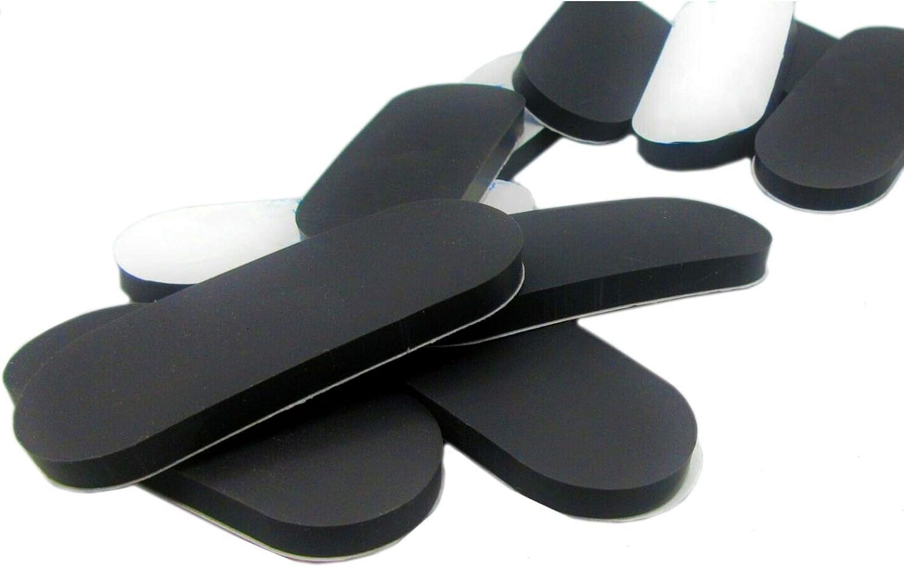 X 1 Oval Rubber Feet Self Adhesive Black Rubber Feet Self Stick