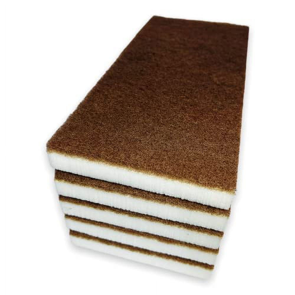 X 10″ Mop Floor Cleaning Pads (8 Pack) - Melamine Sponge Erasers ...