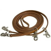 X 11' Medium Oiled Argentina Cow Leather Draw Reins
