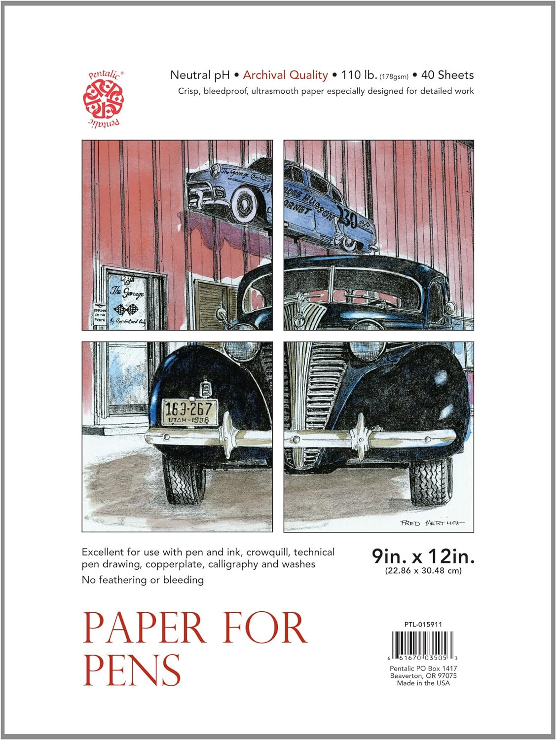 X 12" Paper For Pens