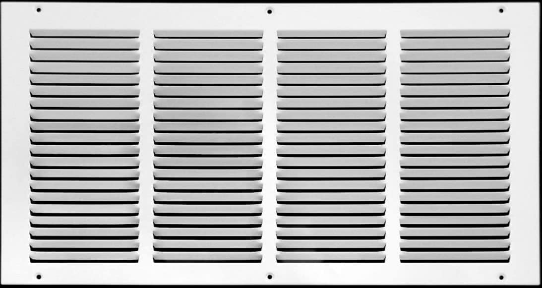 X 12" Steel Return Air Grille HVAC Vent Cover Grill For Wall