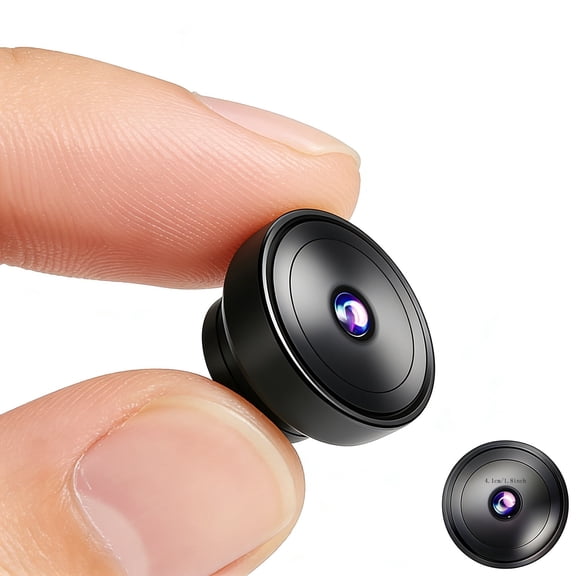 X.13 Only 0.9 inch Hidden Camera with Audio/Video Mini Small Spy Cameras Home Indoor Use Cam Night Vision Motion Detection Baby Monitor Wireless Outdoor Nanny WiFi espias ocultas Security Secret