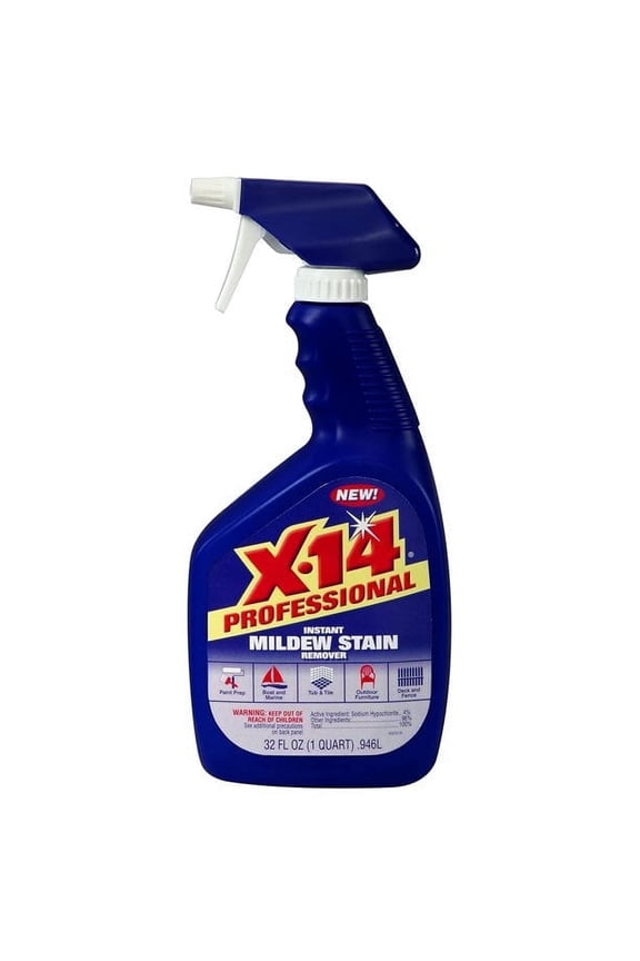 Professional Instant Mildew Stain Remover Non-Aerosol Trigger Spray, 32 fl oz