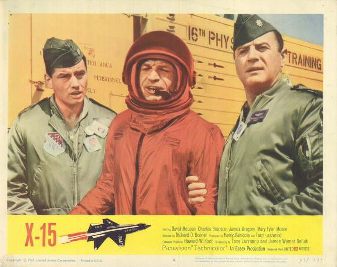 X15 movie POSTER (Style J) (11" x 14") (1961)