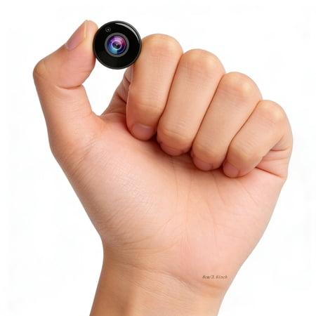 X.17 Only 0.9 inch Hidden Camera with Audio/Video Mini Small Spy Cameras Home Indoor Use Cam Night Vision Motion Detection Baby Monitor Wireless Outdoor Nanny WiFi espias ocultas Security Secret