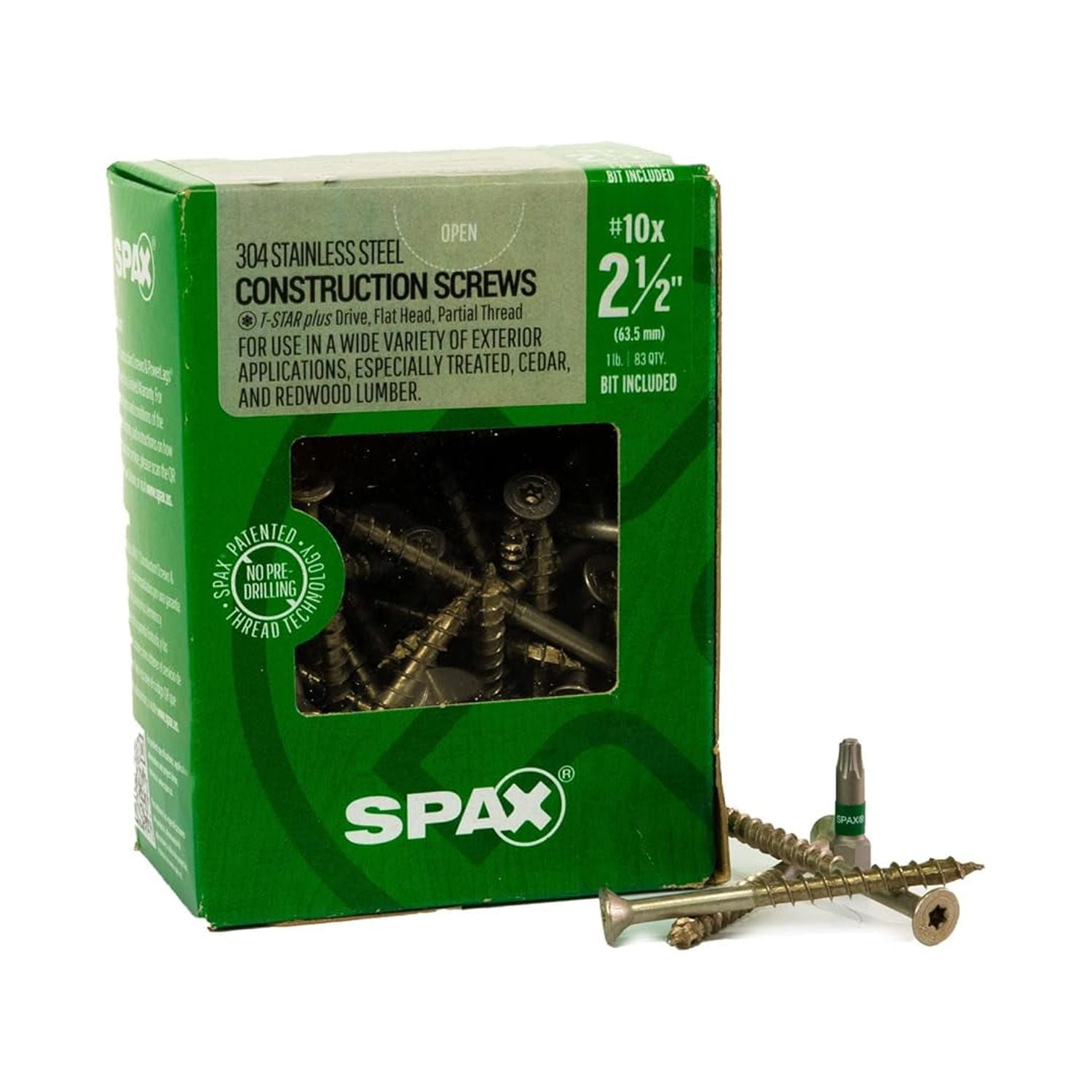 X 2 1 2 Flat Head 304 Stainless Steel Deck Construction Screw T x-2-1-2-flat-head-304-stainless-steel-deck-construction-screw-t