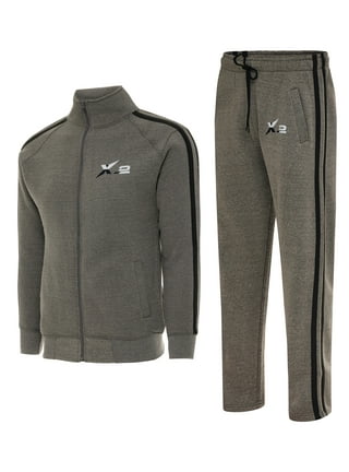 Men s Workout Tracksuits in Men s Workout Clothing Gray Walmart