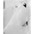 X 25' Clear Heavy Duty Tarp 14 Mil With Grommets For Nursery's