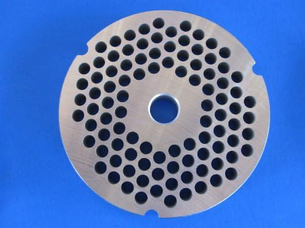 X 3/16" STAINLESS STEEL Meat Grinder Plate Disc For Hobart LEM Cabelas