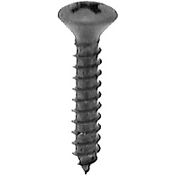 X 3/4" Oval Head Tapping Screws Black