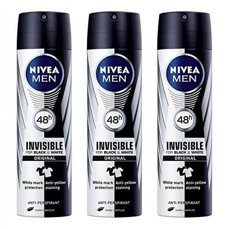 Nivea MEN Invisible Black and White Power Spray, Anti-Perspirant