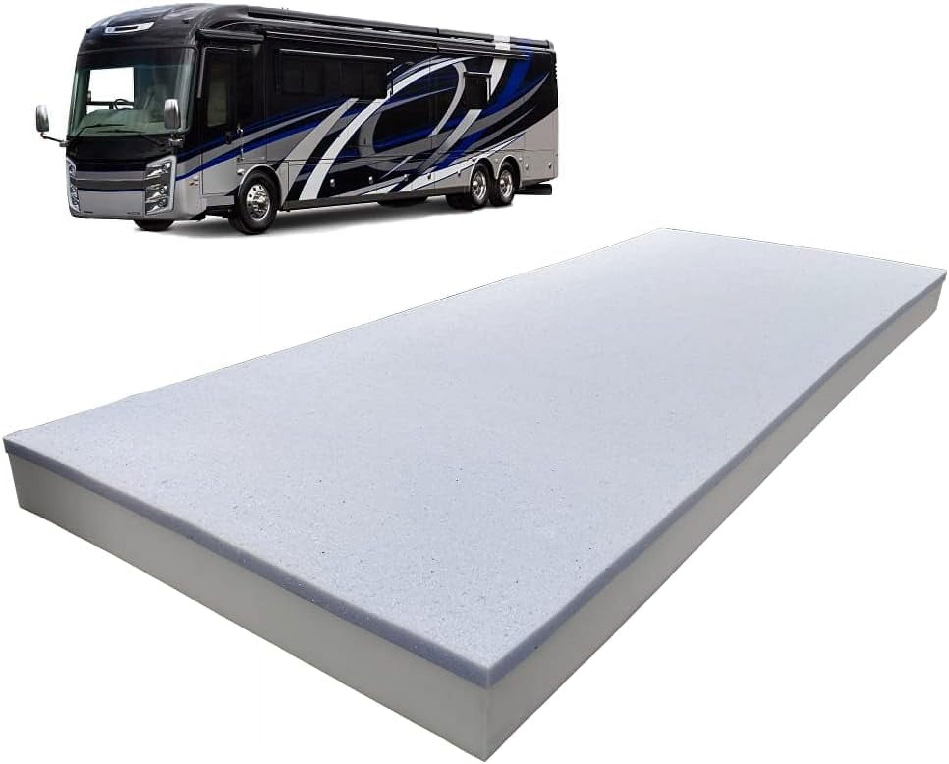 X 30" X 72" Gel Memory Foam RV Bunk Mattress Replacement, Medium Firm, Pressure Relieving