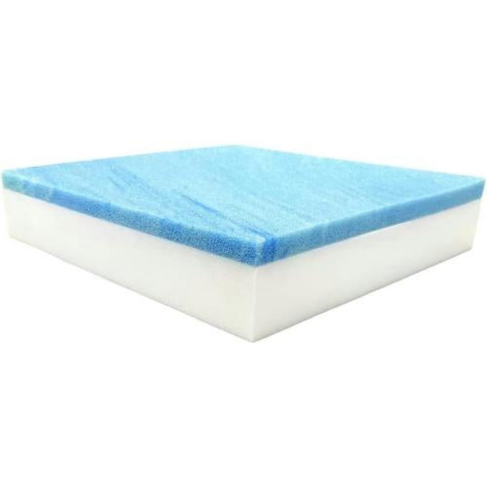 X 32" X 32" Cool Gel Memory Foam Upholstery Square Cushion Medium Firm