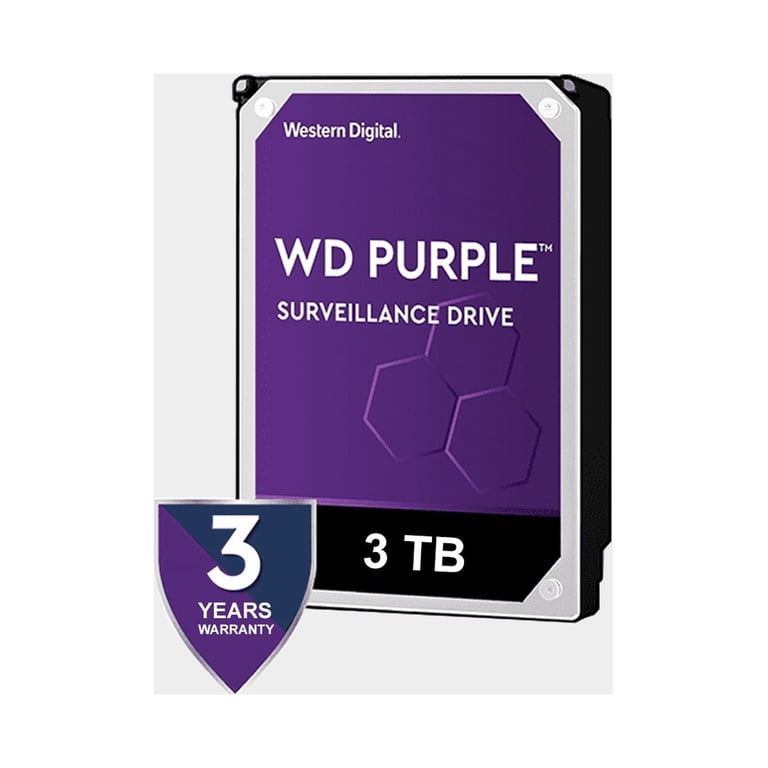 WD30PURX 3TB 新品HDD WD Purple 3TB Internal HDD - SATA 6GB/S, 64MB Storage Disk, 3.5