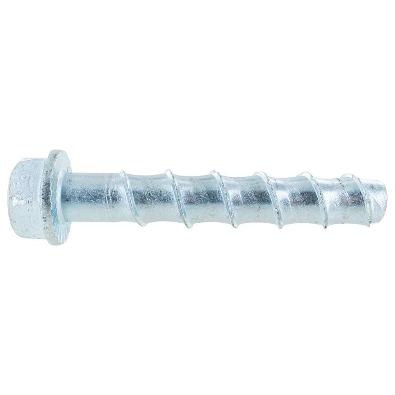 X 4" Plated Large Diameter Concrete Screws For Anchoring Into Masonry