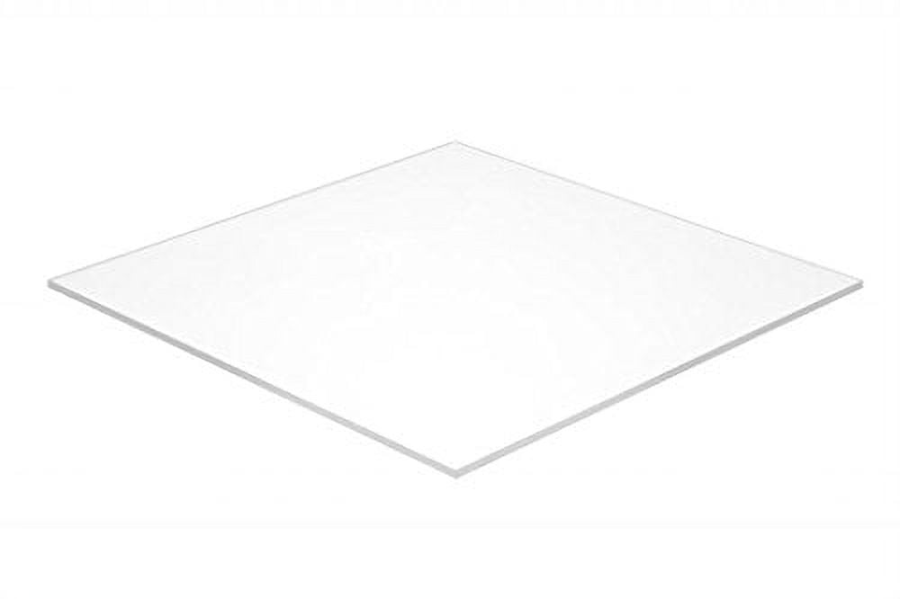 X 48" 1/8" White Plexiglass Sheet, Translucent 55 (2447) FREE CUT TO