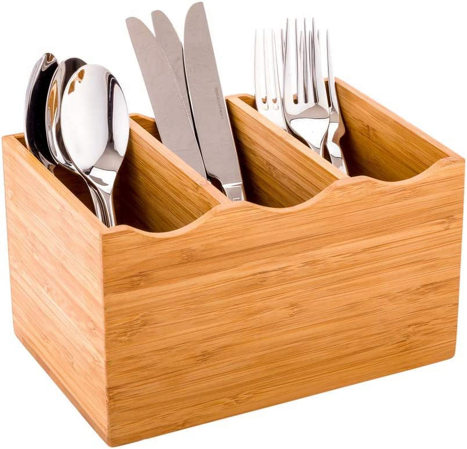 X 5.5 X 4.75 Inch Flatware Display, 1 Countertop Buffet Utensil Caddy