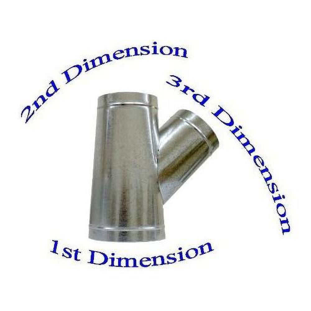 Conector Wye ajustable Deflecto A086