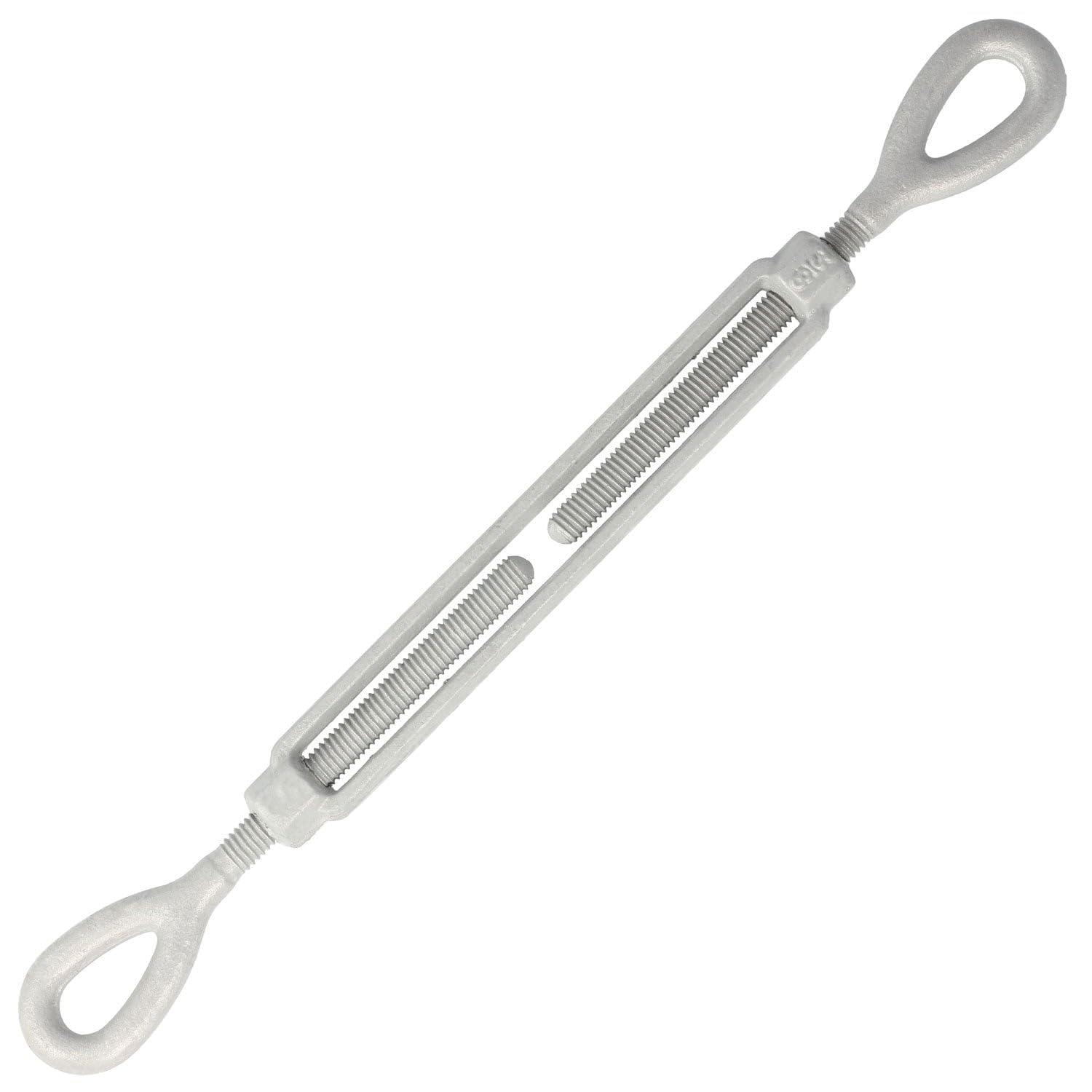X 6" Galvanized Eye & Eye Turnbuckle Heavy Duty For Sun Shade, Zip Lines, Tents, Hoisting