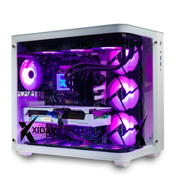 XIDAX X-6 Series Intel Core i9 14900KF, AMD Radeon RX 9070XT 16GB, 32GB DDR5 5600MHz RAM, 2TB M.2 SSD, Genuine Window 11 Home ONAMI White - Assembled & Serviced in Utah