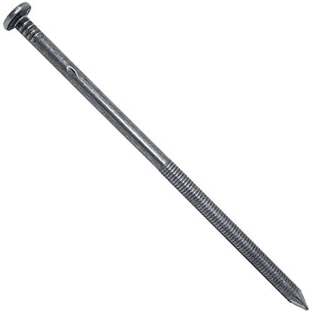 X 8" Ring Shank Spike Nails 50 Nail Count Used For Landscaping Timbers, Railroad Ties, Pole