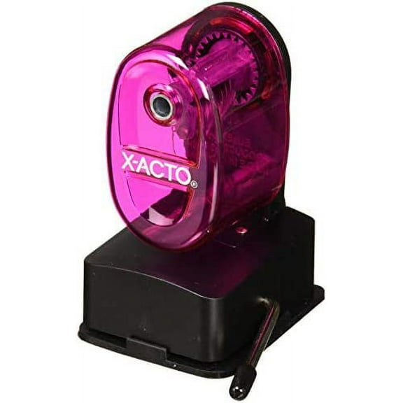 X-ACTO 1178 Bulldog Vacuum Mount Manual Pencil Sharpener, Assorted Colors