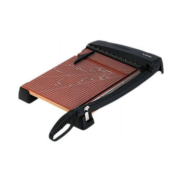 XACTO 26315 HeavyDuty Paper Trimmer, 10 Sheets, Wood Base, 12" x 15