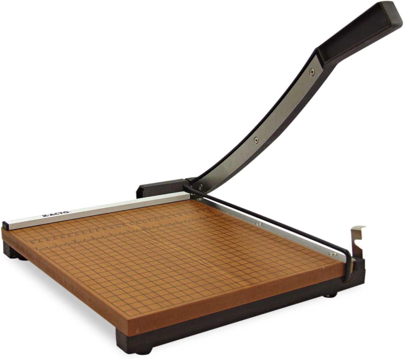 X-ACTO 26615 Square Commercial Grade Wood Base Guillotine Trimmer, 15 Sheets, 15-Inch x 15-Inch