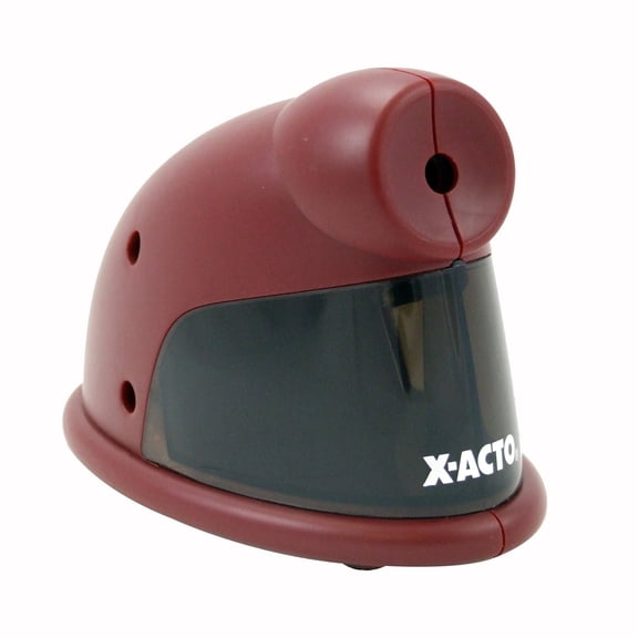 X-ACTO Handheld Battery Operated Electric Pencil Sharpeners, Red