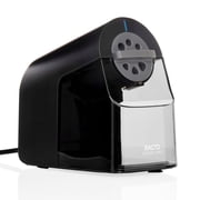 X-ACTO Pencil Sharpener, School Pro Electric Pencil Sharpener, With Six Size Dial, XL Shavings Bin, Black, 1 Count