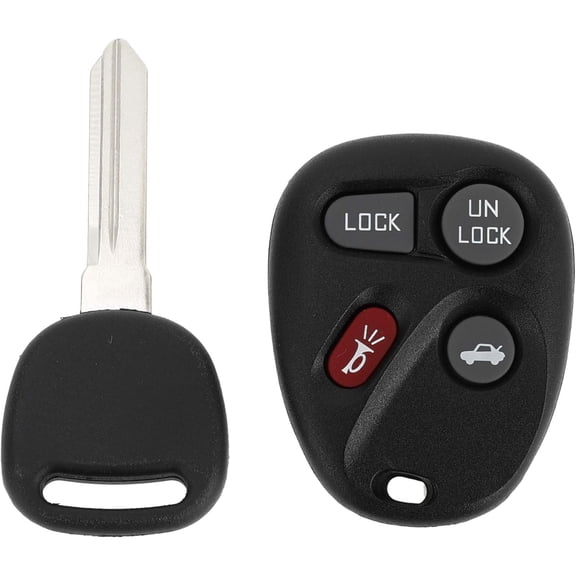 X AUTOHAUX 315MHz AB01502T Keyless Entry Remote Ignition Key Fob for Chevrolet Camaro 1996-2001 46 Chip 4 Buttons