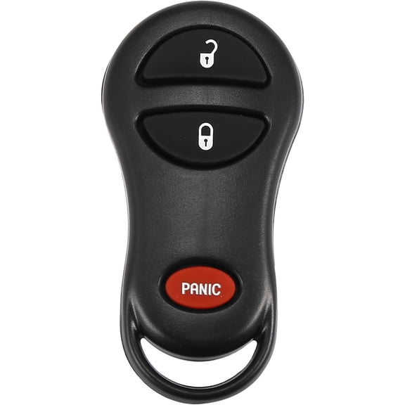 X AUTOHAUX GQ43VT9T 315MHz Replacement Keyless Entry Remote Car Key Fob for for Ram 1500 2500 3500 1999-2002 for Durango Dakota 1999-2000 3 Buttons 56045497