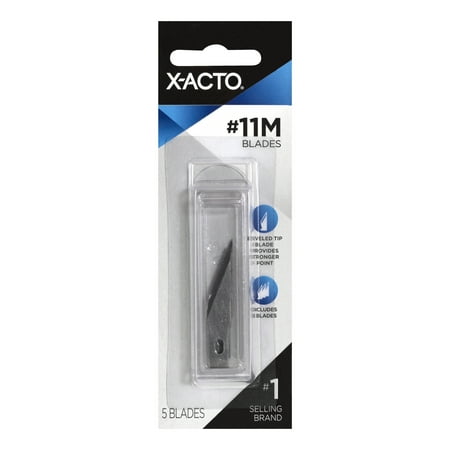 X-Acto #11 Blades, Broad Tip, 5/Pkg.