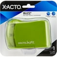 thumbnail image 1 of X-Acto 2012685 Buzz batry pencl Sharpener, Assorted Colors, Safety Shut-off When Receptacle is Removed, Steel Razor Cutter, Color May Vary, 1 of 5