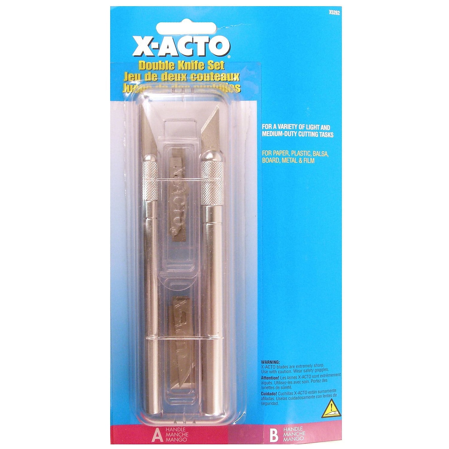 X-Acto 38242-Pk2 Double Knife Set 2/Pack - Walmart.com