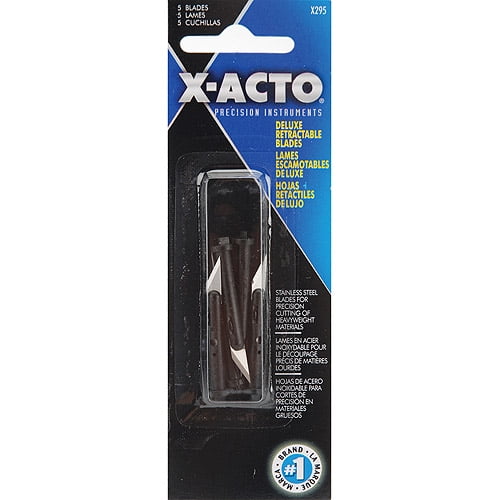 XActo Deluxe Retractable Blade Knife Refill Blades5/Pkg