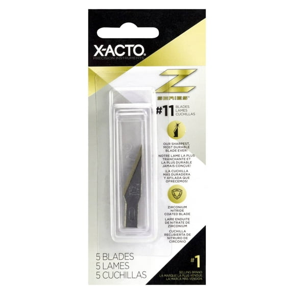 X-ACTO Craft TOOLS Z Series Knife Blades, 5 Count