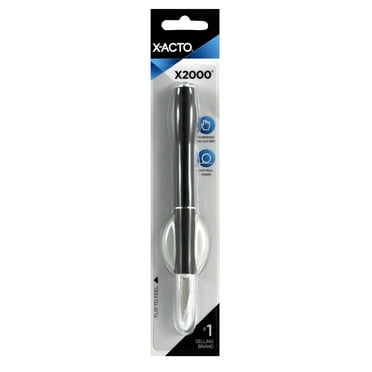 X-Acto X2000 Precision Craft Knife, Rubber Non-Slip Handle, Black, 1 Count